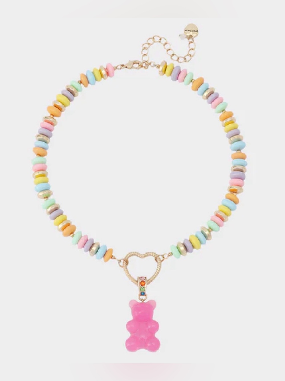 BETSEY JOHNSON GUMMY BEAR SHORT PENDANT NECKLACE- NWT